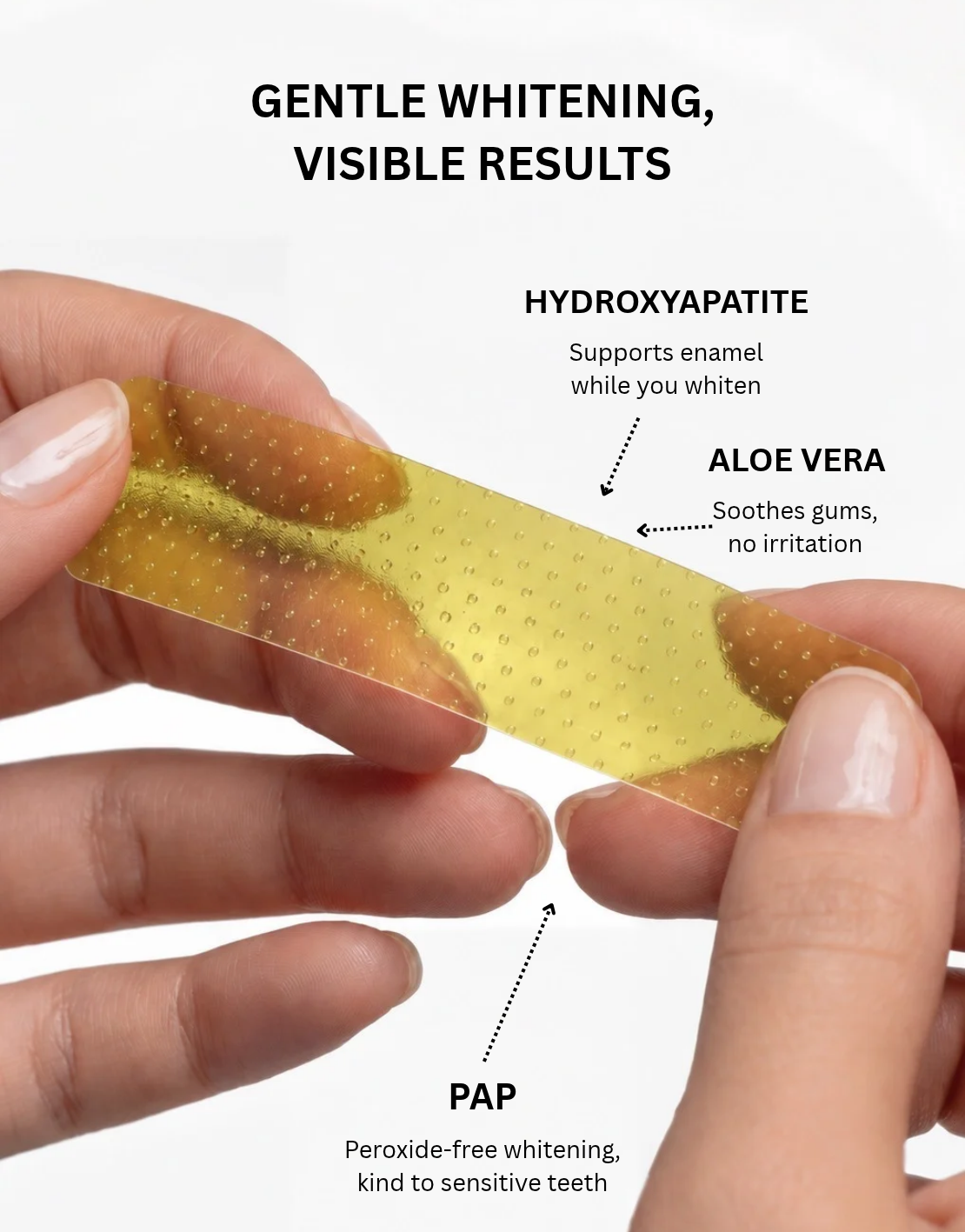Peroxide-Free Whitening Strips