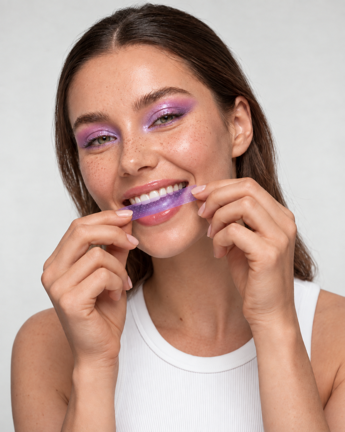 Purple Colour Corrector Whitening Strips – 14 Treatments