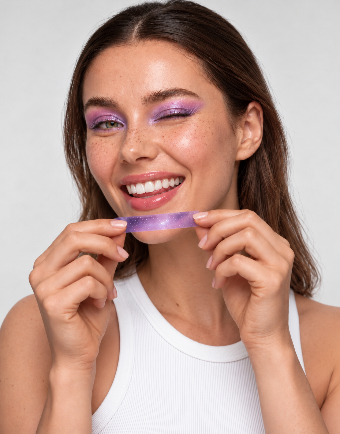 Purple Colour Corrector Whitening Strips – 7 Treatments