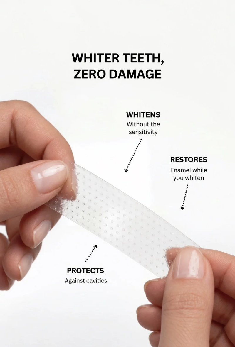 PAP Whitening Strips – Sensitivity-Free