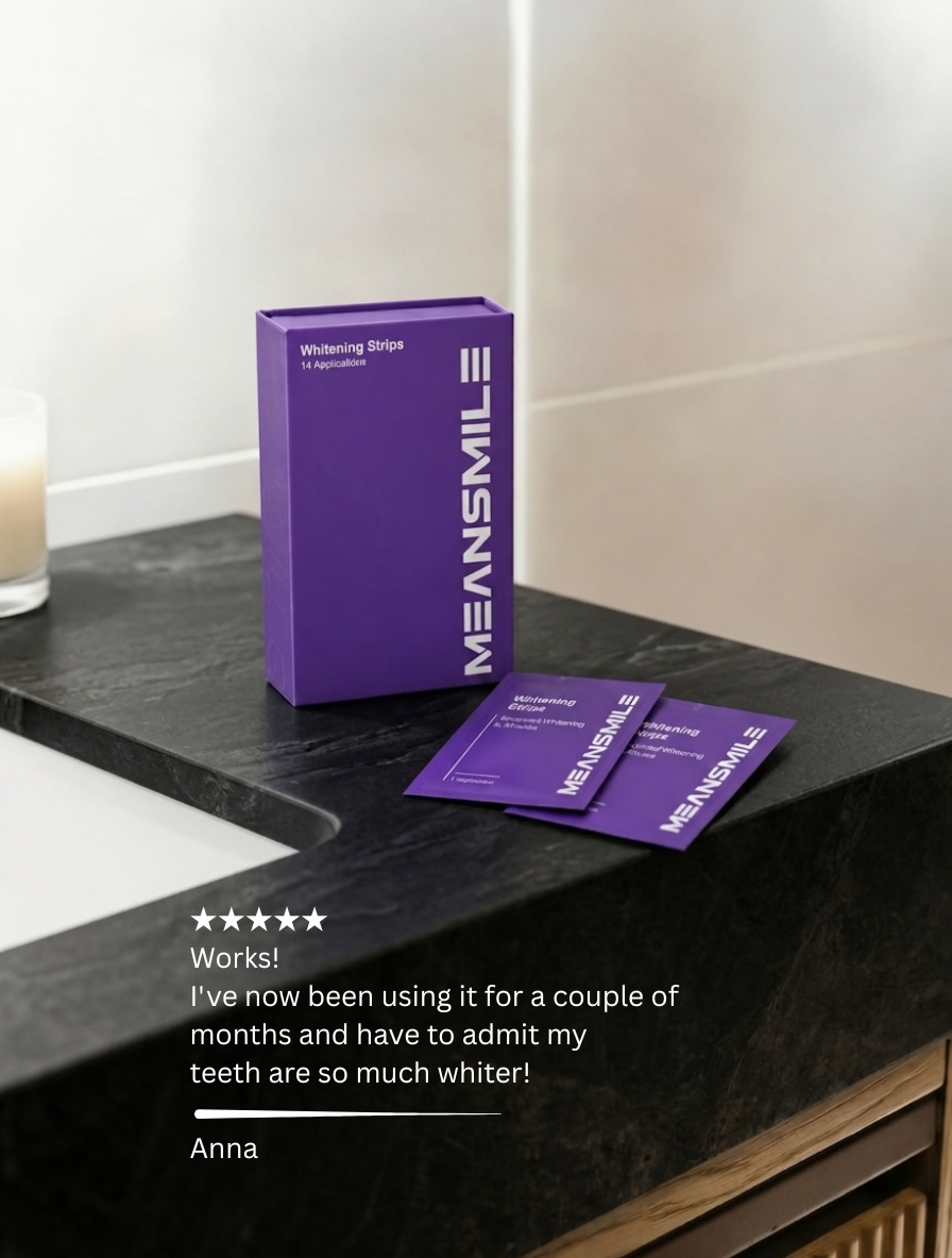 Purple Colour Corrector Whitening Strips – 14 Treatments