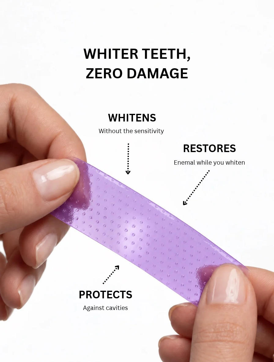 Purple Colour Corrector Whitening Strips – 14 Treatments